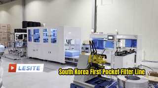 Dây chuyền lắp ráp bộ lọc bỏ túi tự động đầu tiên của Hàn Quốc đi vào hoạt động