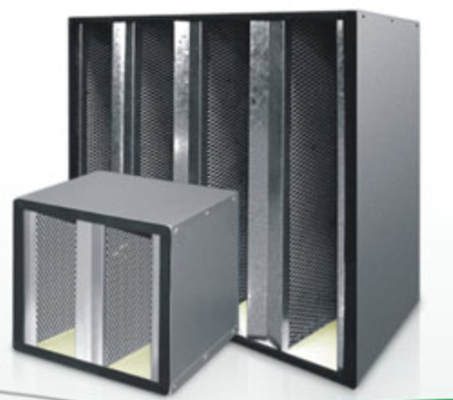 Bộ lọc không khí kết hợp carbon hoạt động loại V. Dòng không khí chảy nhiều hơn trong không gian hạn chế Dễ cài đặt.