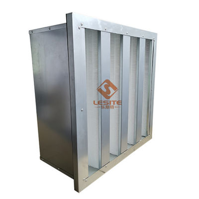 Đầu đơn Thép mạ kẽm cứng cáp MERV 9 Bộ lọc lọc không khí 110 Pa