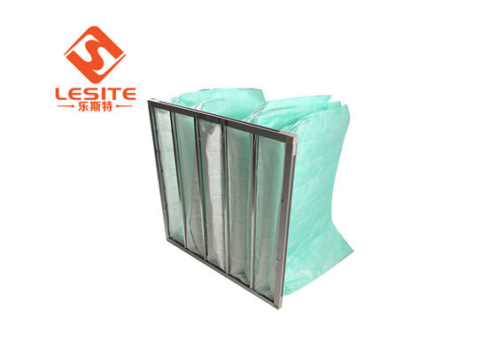 Sử dụng bệnh viện Khung hợp kim nhôm Bộ lọc túi sợi thủy tinh F8 cho AC
