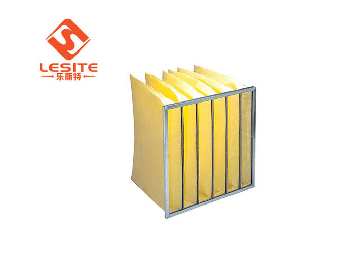 Khả năng chứa lớn Cấu trúc vững chắc F5 Túi Hepa Bộ lọc Luồng khí lớn