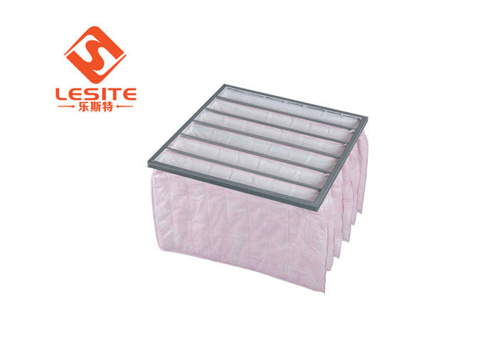 Bộ lọc túi Hepa bằng sợi không dệt H13, Bộ lọc túi bỏ túi cho phòng sạch