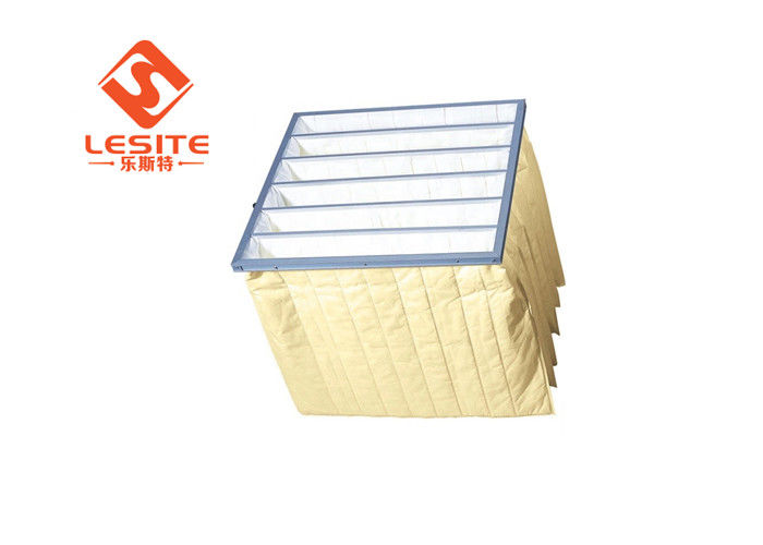 Bộ lọc túi 6 túi F9 có thể tái sử dụng, Bộ lọc không khí 0,1 Micron cho hệ thống điều hòa không khí