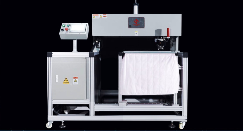 Máy tán đinh bán tự động 380V 7Pa cho bộ lọc bỏ túi