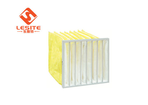 Cấu trúc vững chắc Tất cả khung kim loại Bộ lọc túi nhôm 500mm, Bộ lọc Hepa 14