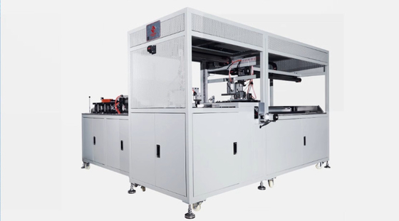 Máy sản xuất bộ lọc không khí bán tự động Hình thành khung bên trong 220V 7pa